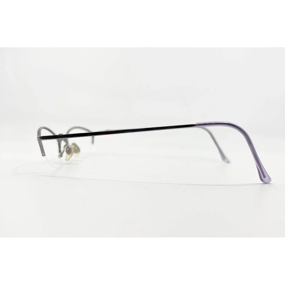 Via Spiga Eyeglasses Women Purple Gabetti 760 Semi Rimless Cat Eye 49-18-135